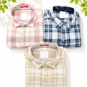 Dobby Checks Semi Cotton Shirts – 3 Pcs Combo @ ₹1049